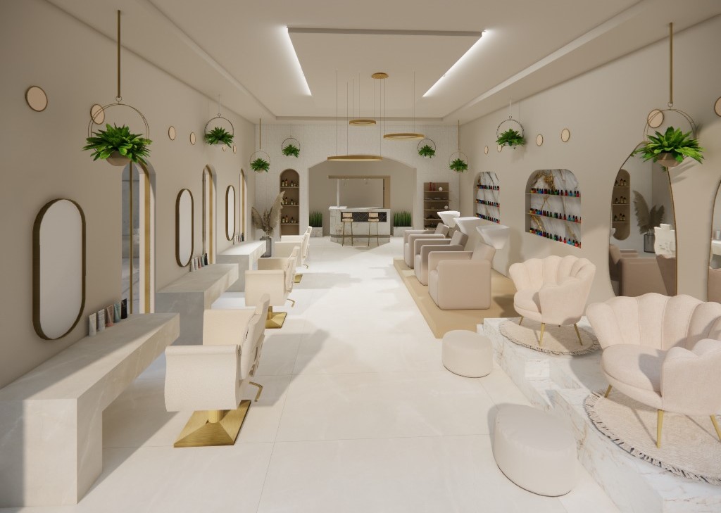 Diseño de salón de belleza